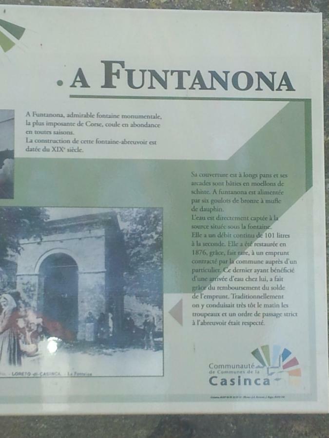 Gite La Fontaine Corse Loreto-di-Casinca Exterior foto